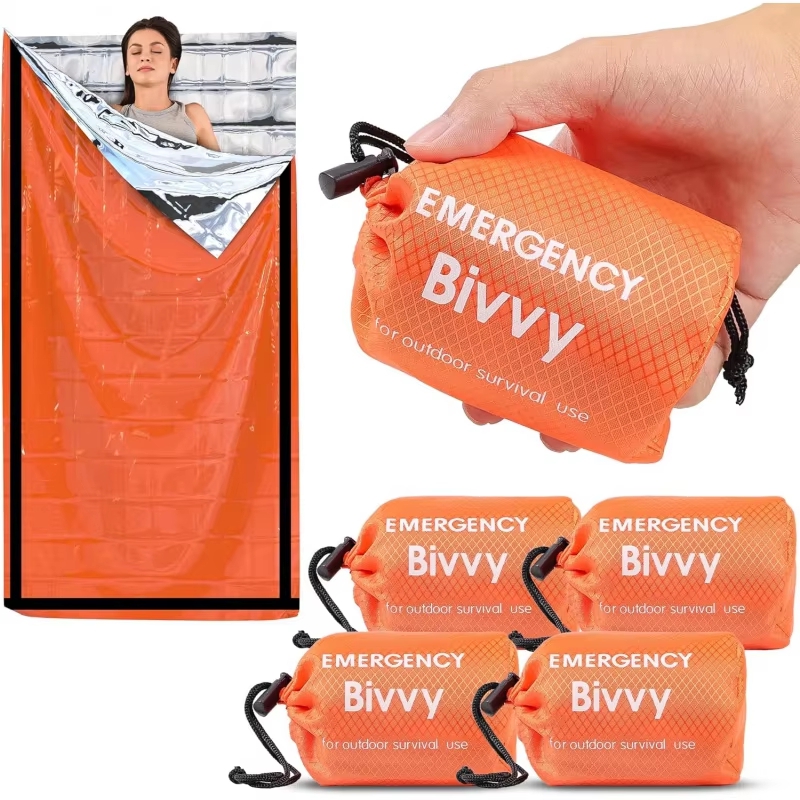 Emergency Mylar Tent - Emergency Sleeping Bag Survival Blanket Thermal