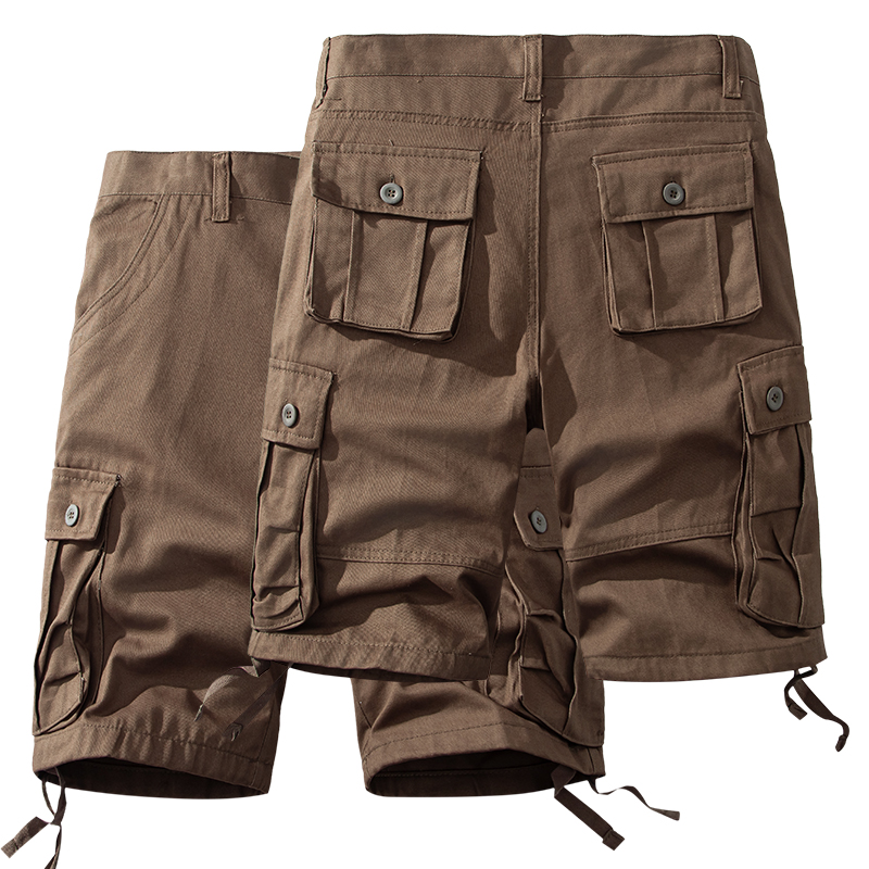 Fishing Kit Compact - Men's Cotton Shorts Cargo Knee Pants