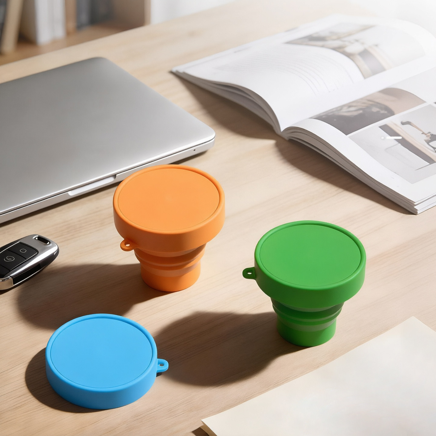 Water Bag Collapsible - Portable Collapsible Silicone Water Cup/Bottle –