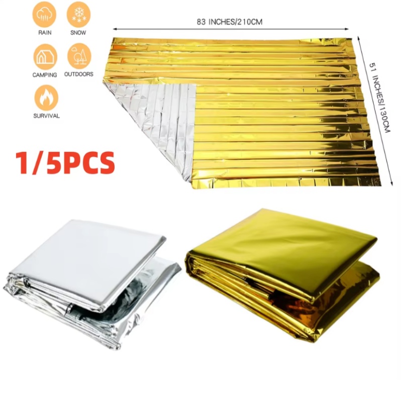 130x210cm Heavy‑Duty Mylar Foi - Emergency Mylar Tent 评论和价格