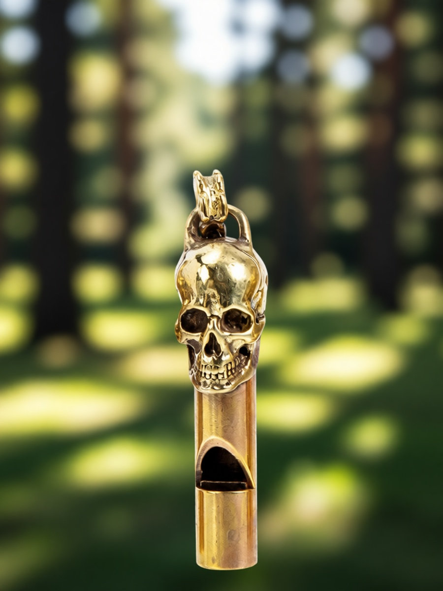 Skull Head Copper Whistle Crea - Emergency Whistle Loud 评论和价格