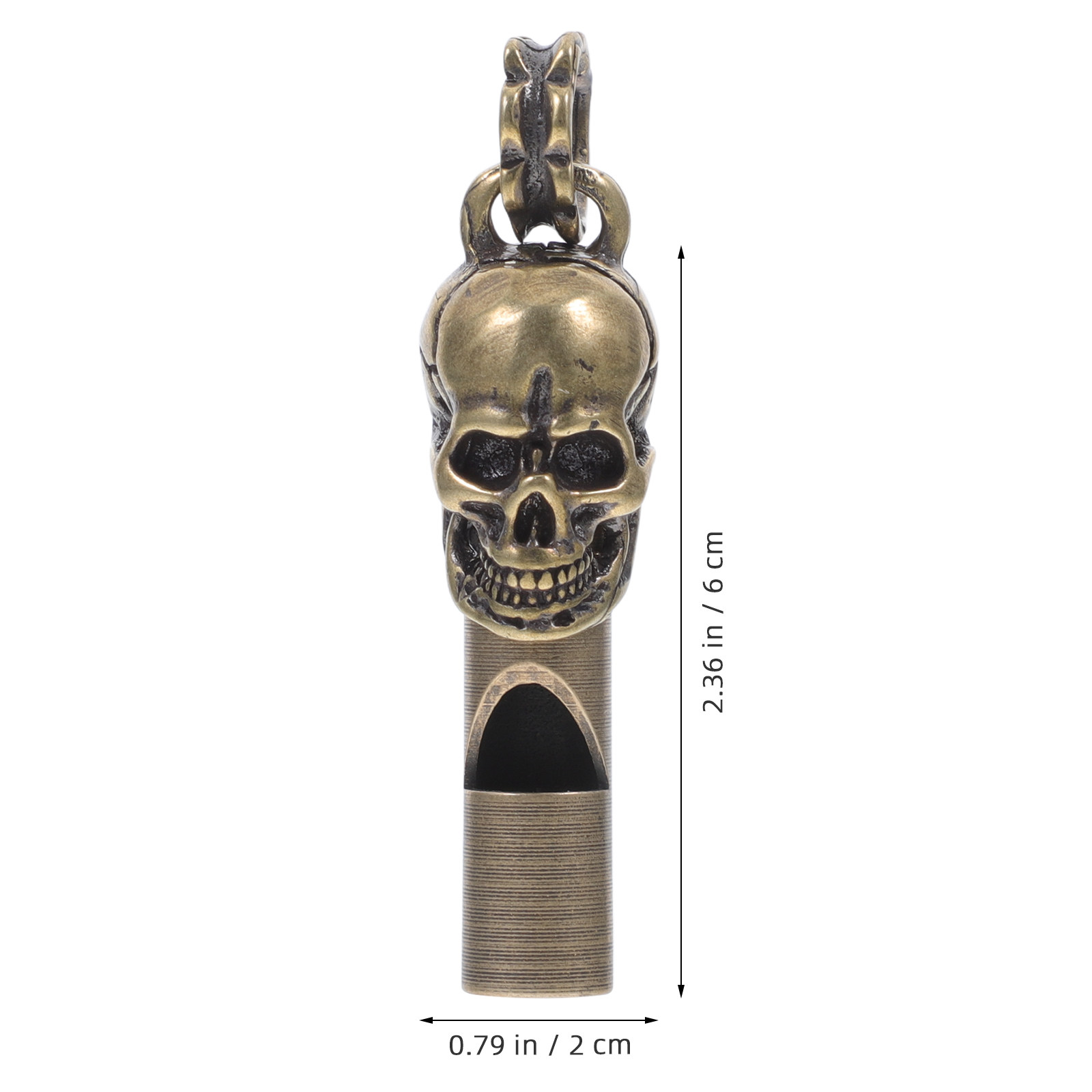 Skull Head Copper Whistle Crea - Emergency Whistle Loud 评论和价格