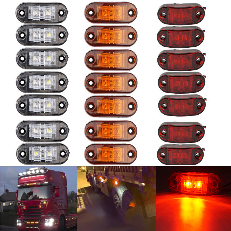 10PCS Warning Lights LEDs Diod - Signal Panel Orange 评论和价格